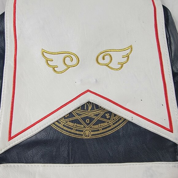 Anime Cardcaptor Sakura Backpack Women Synthetic Leather Flap Backpack main image 7